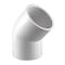 Charlotte Pipe And Foundry Charlotte Pipe Schedule 40 2 in. Slip X 2 in. D Slip PVC Elbow 1 pk PVC 02309 1600 - alternate 1